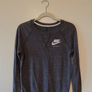 Nike Grey Long Sleeved Top
